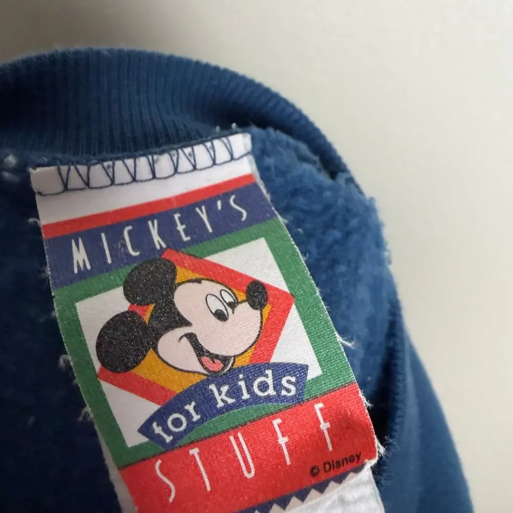 Vintage Mickey's Stuff for Kids Navy Blue Ski Novelty Sweatsuit Set Size 3T